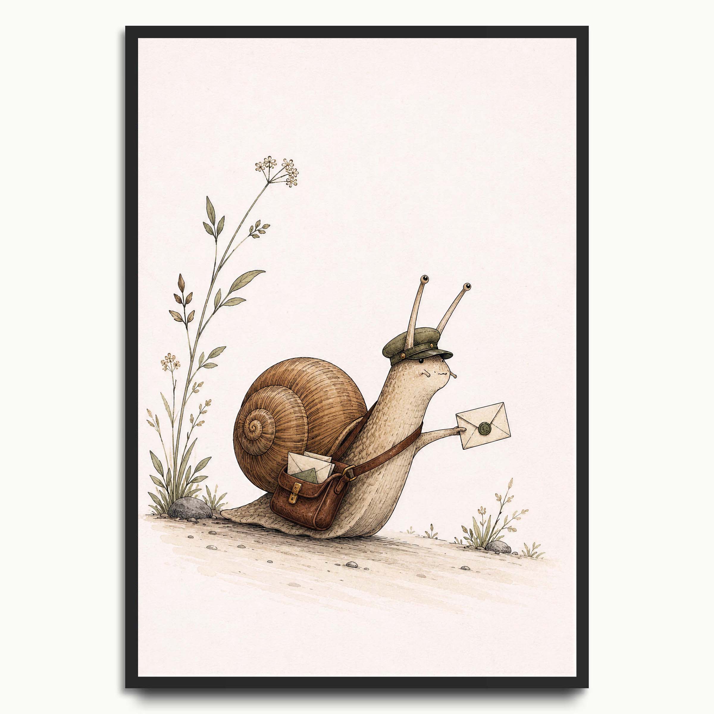 Slow Garden Snail
