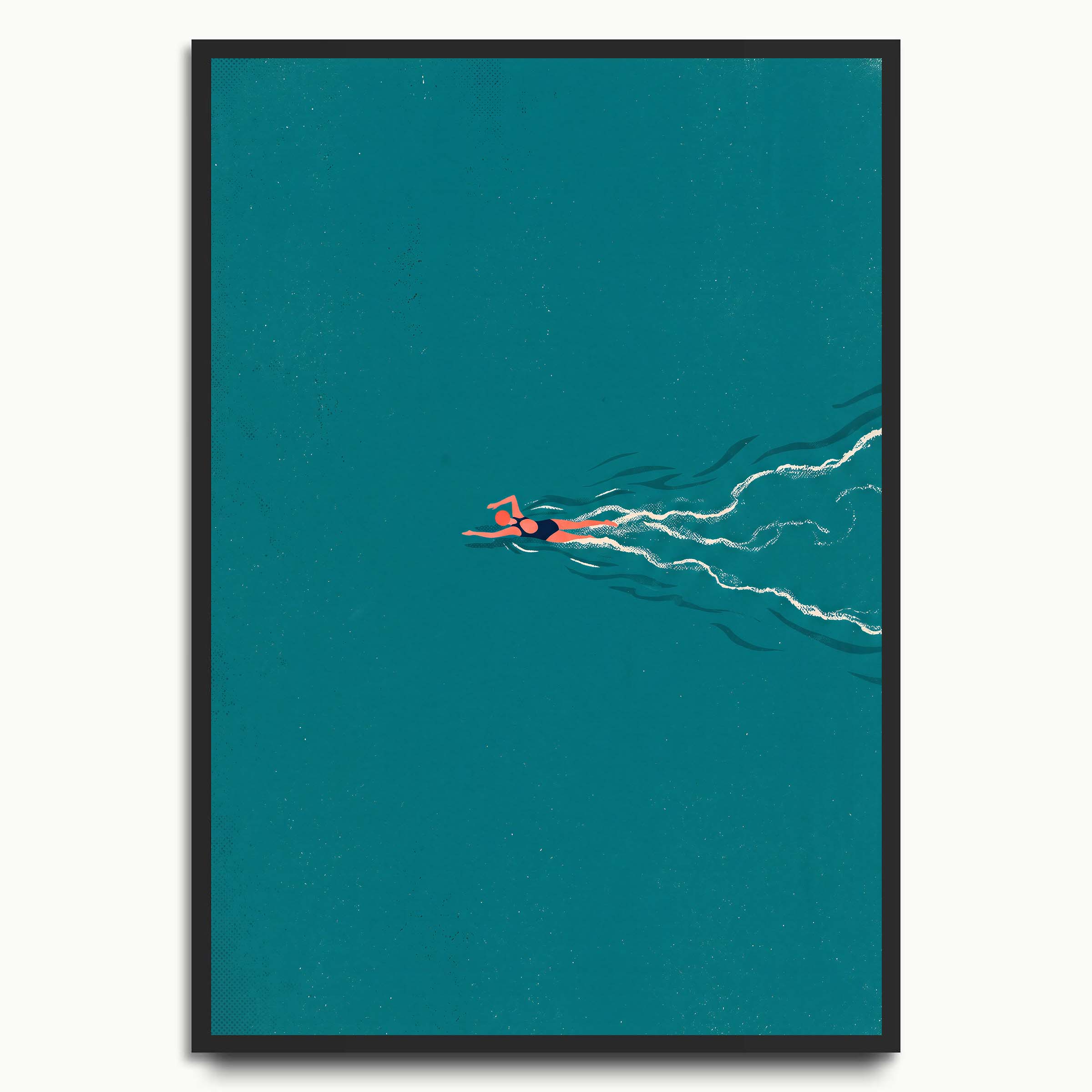 Teal Sea Swimmer