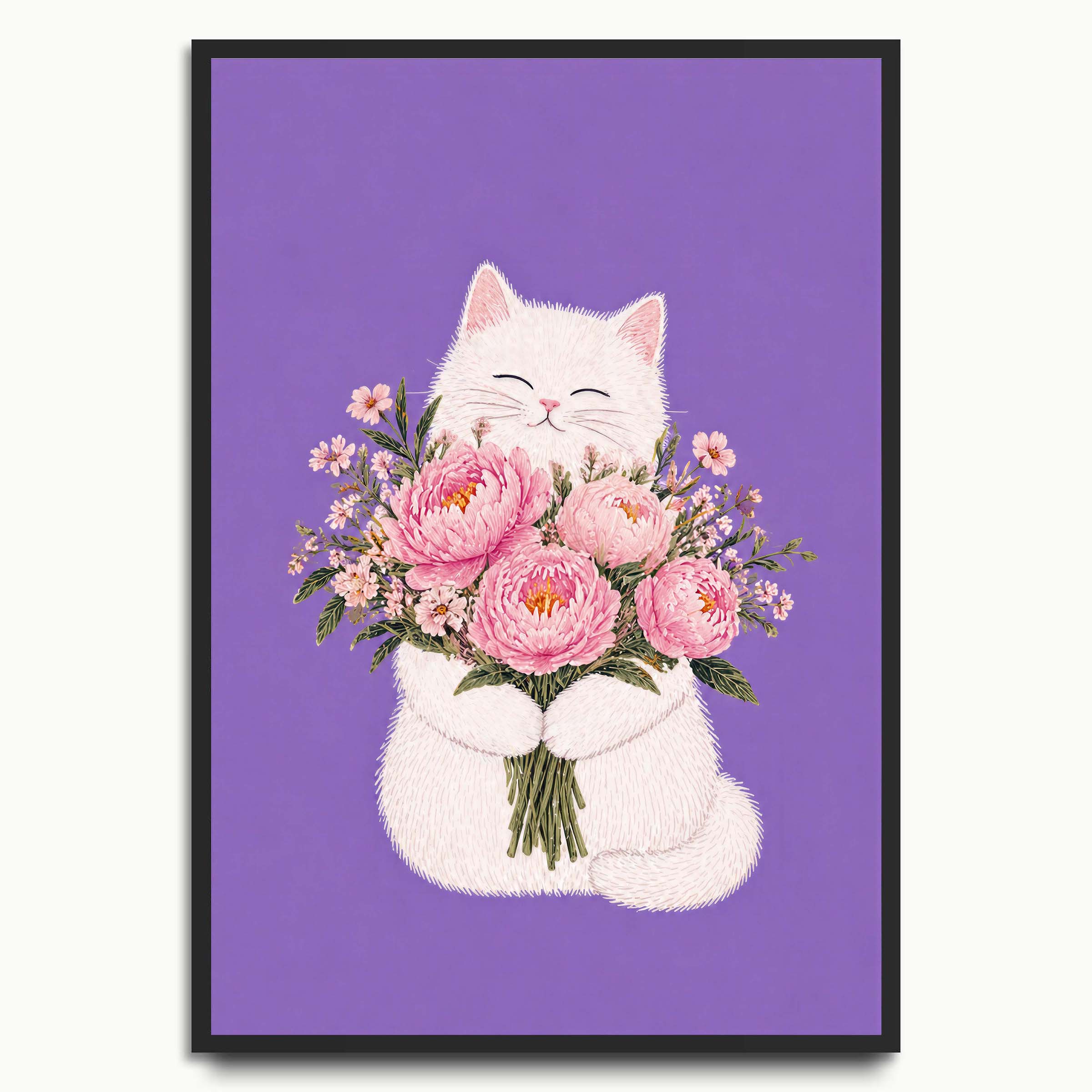 Bouquet Cat