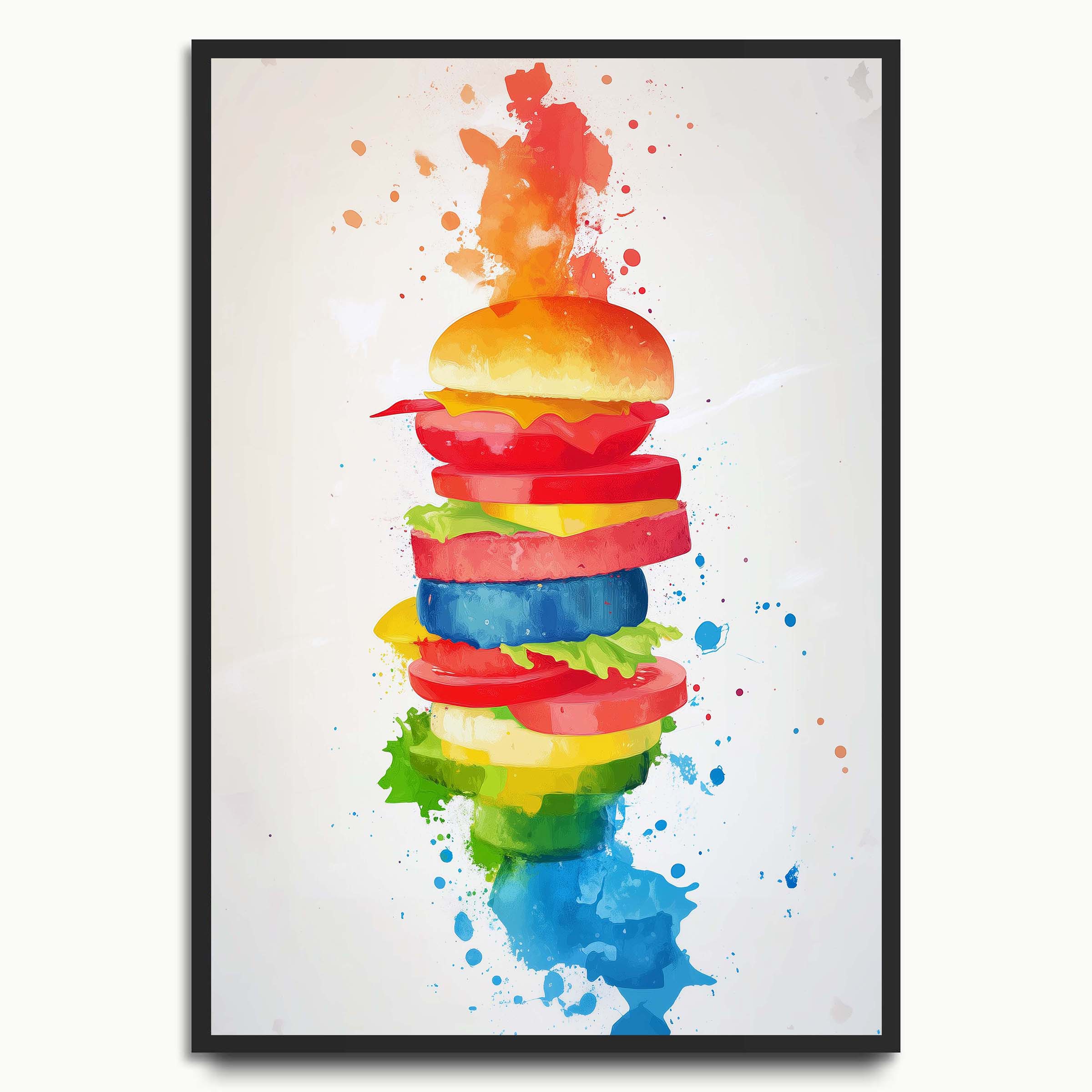 Rainbow Burger