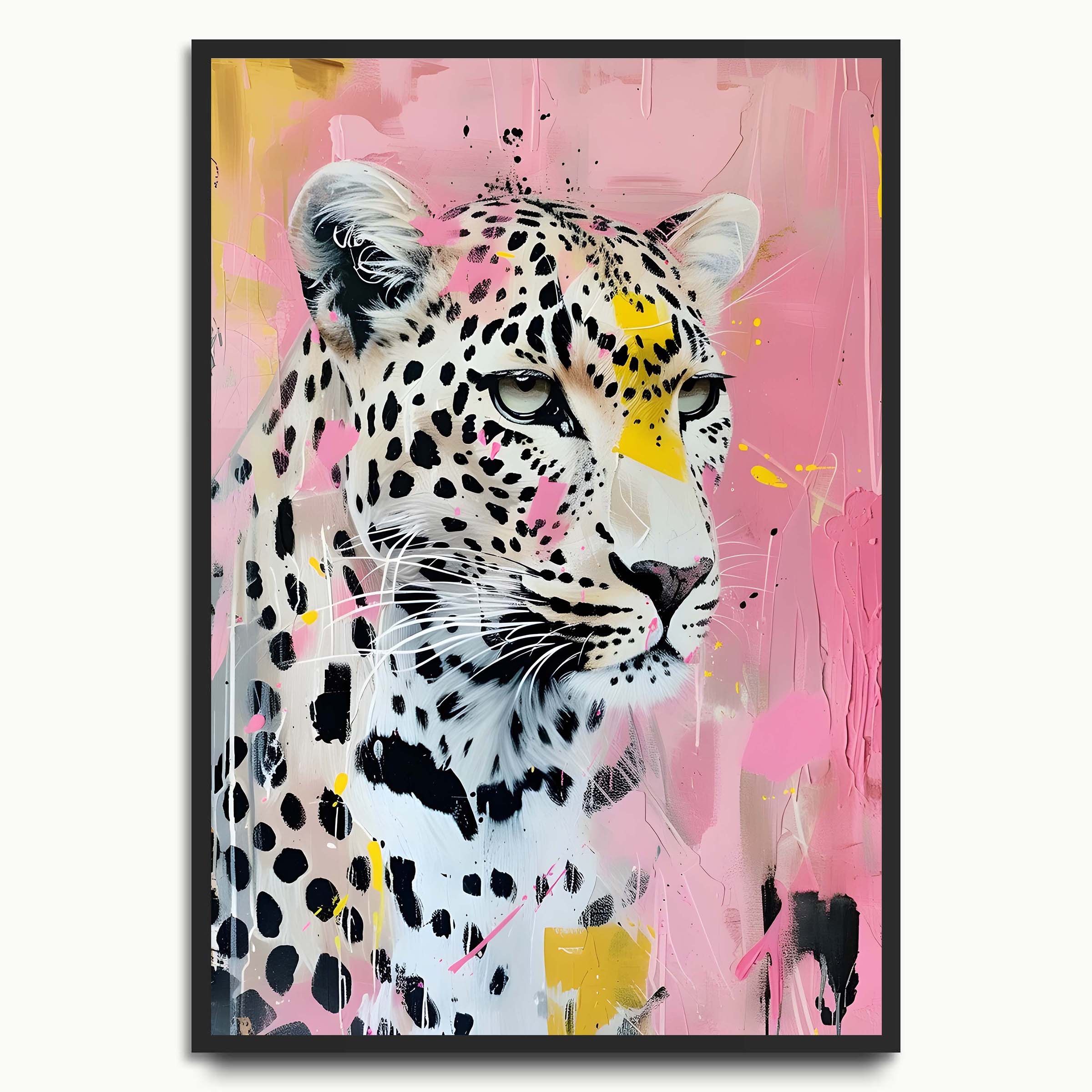 Pink Leopard Portrait