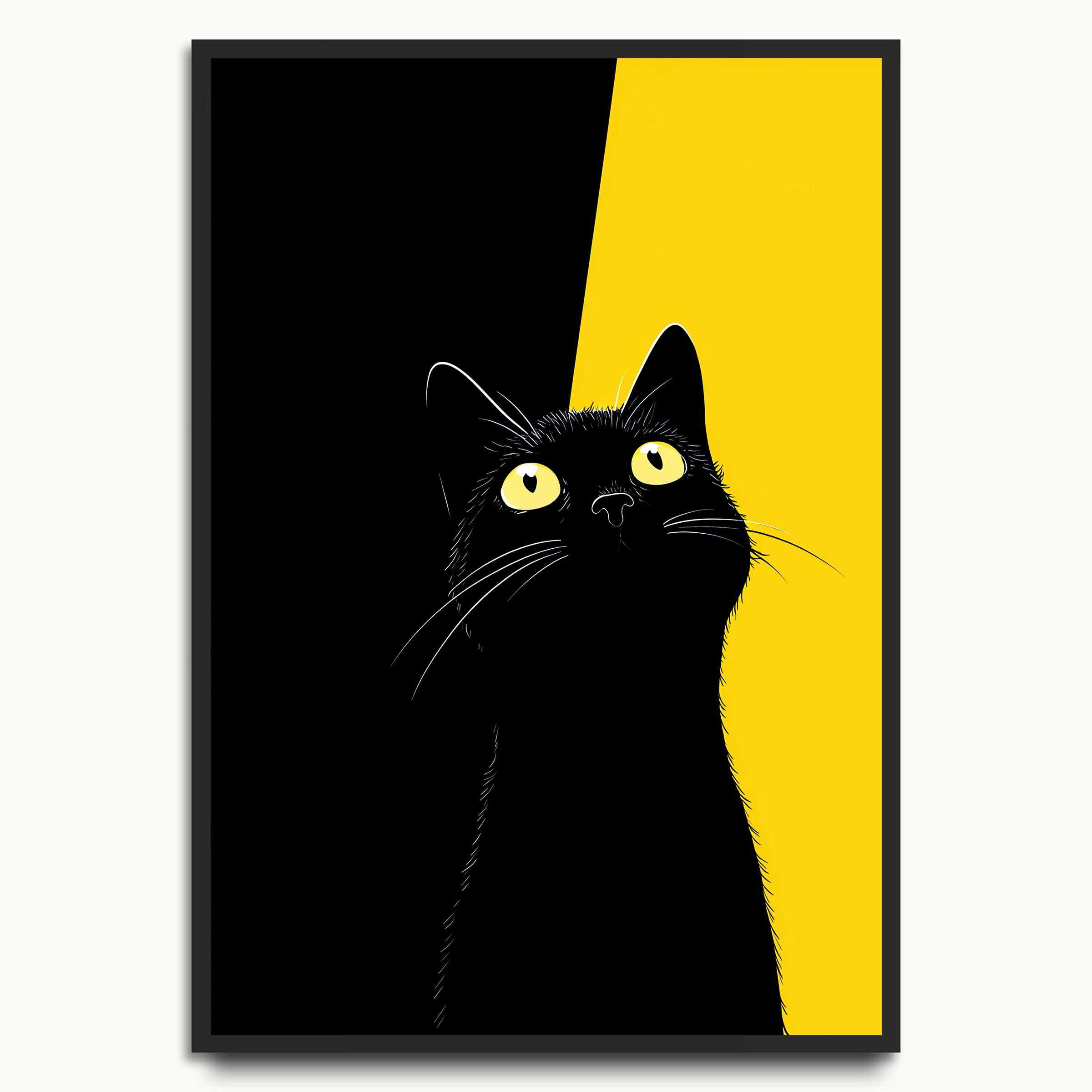Yellow Gaze Cat