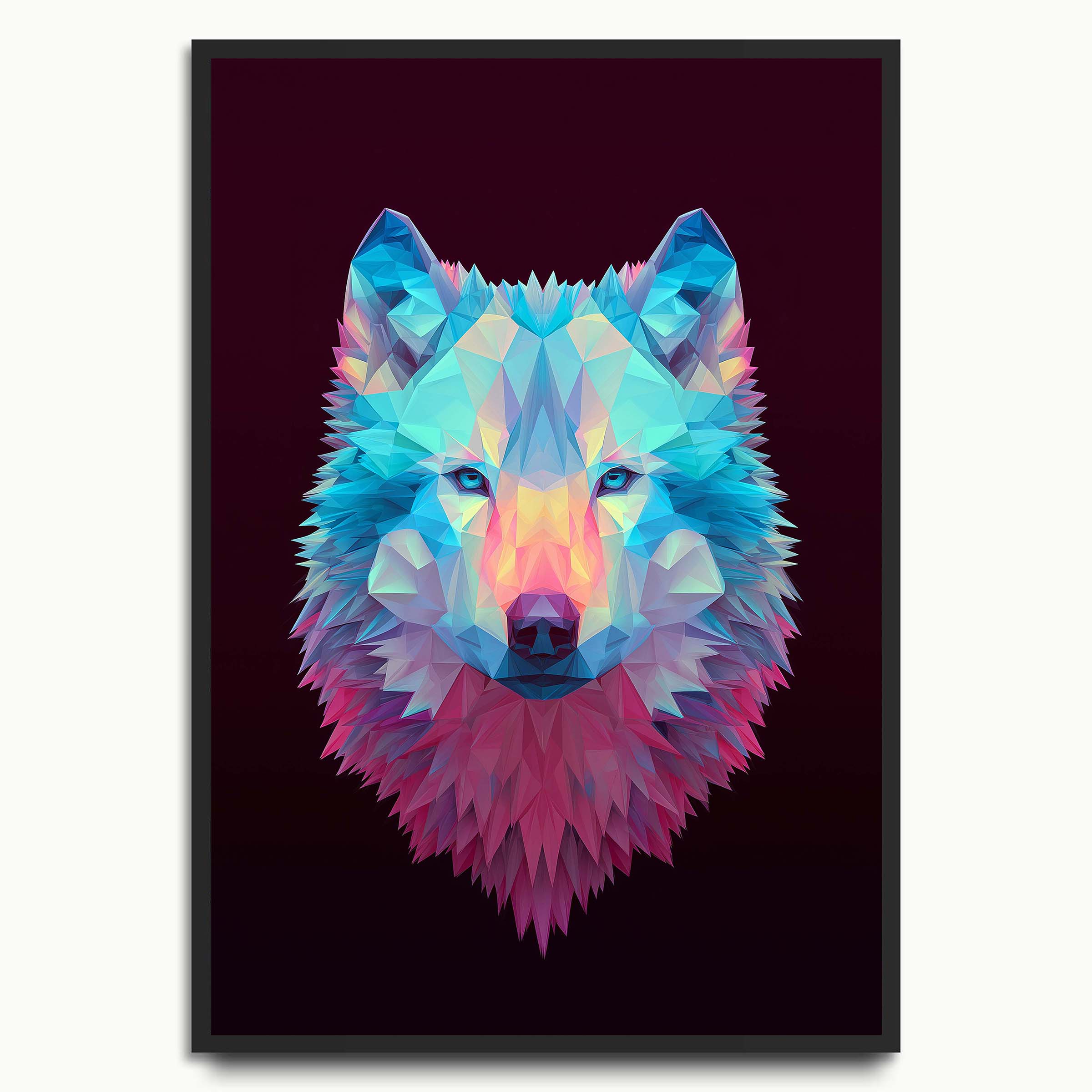 Neon Wolf Gaze