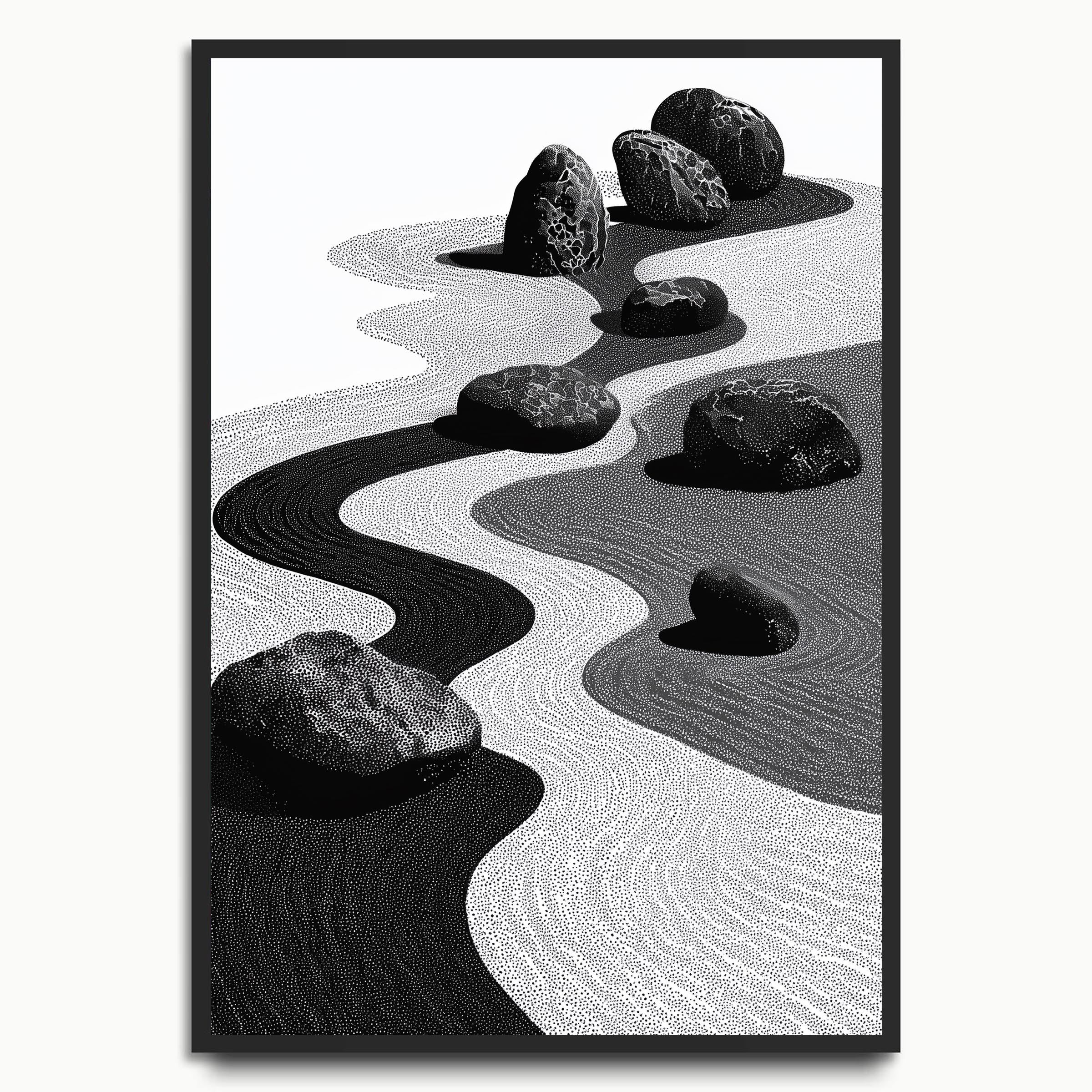Black & White Rocks 3