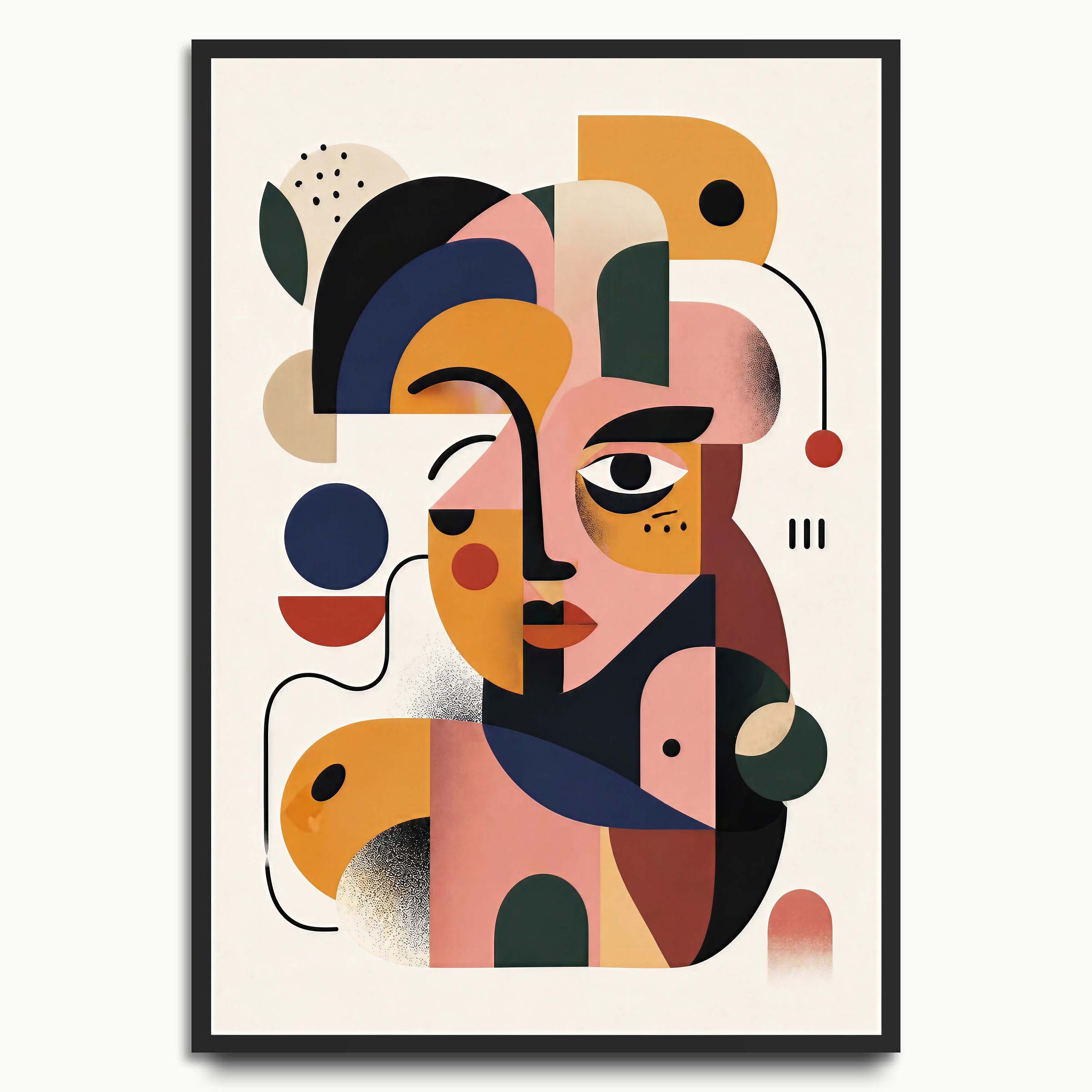 Playful Geometric Face
