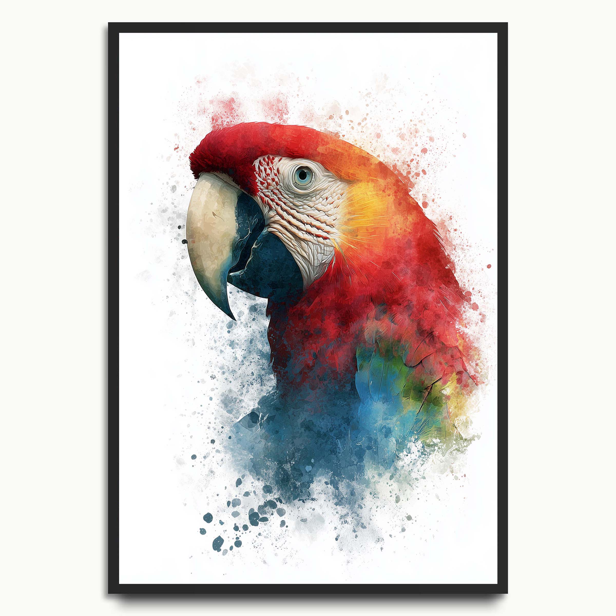 Rainbow Macaw Splash