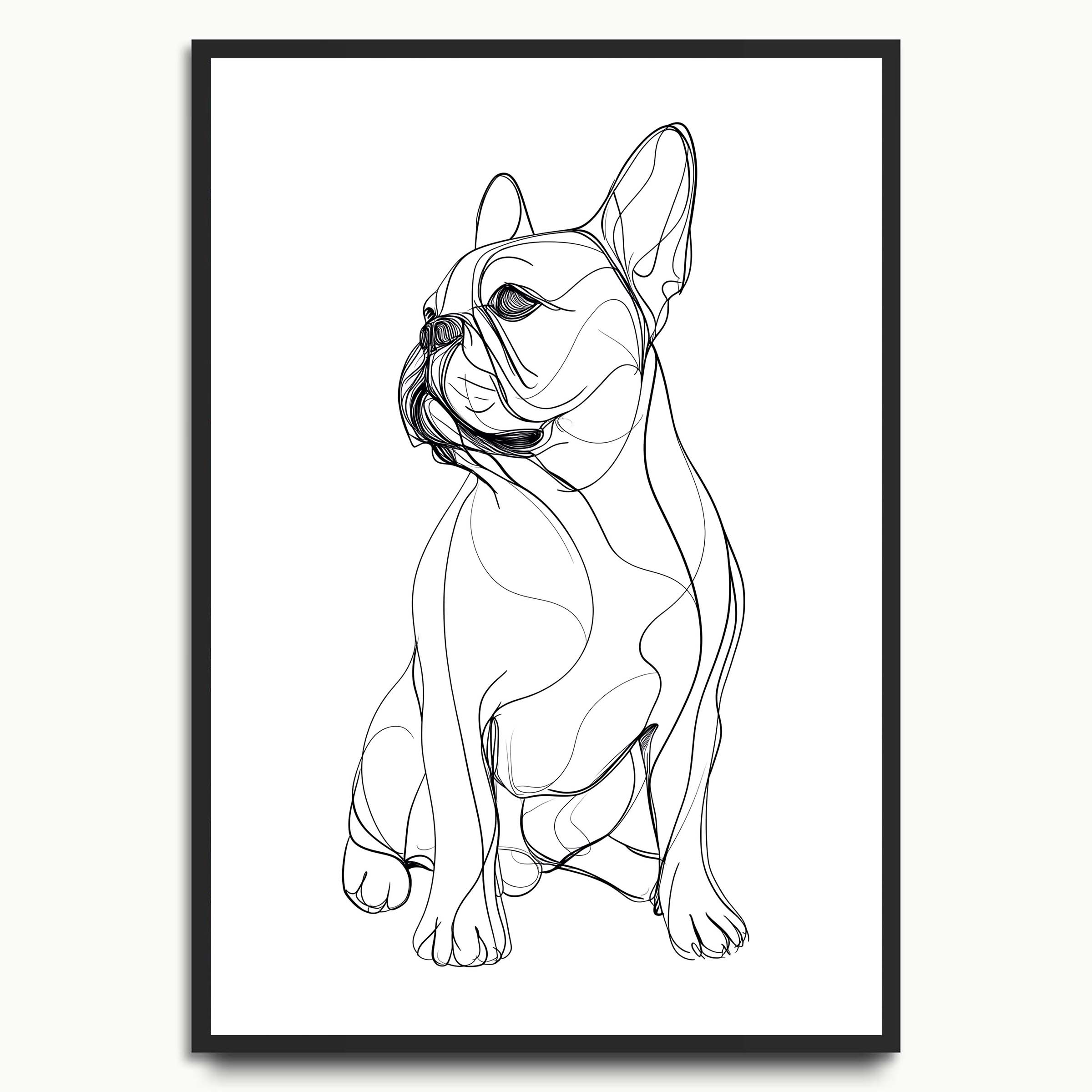 Line Art Frenchie