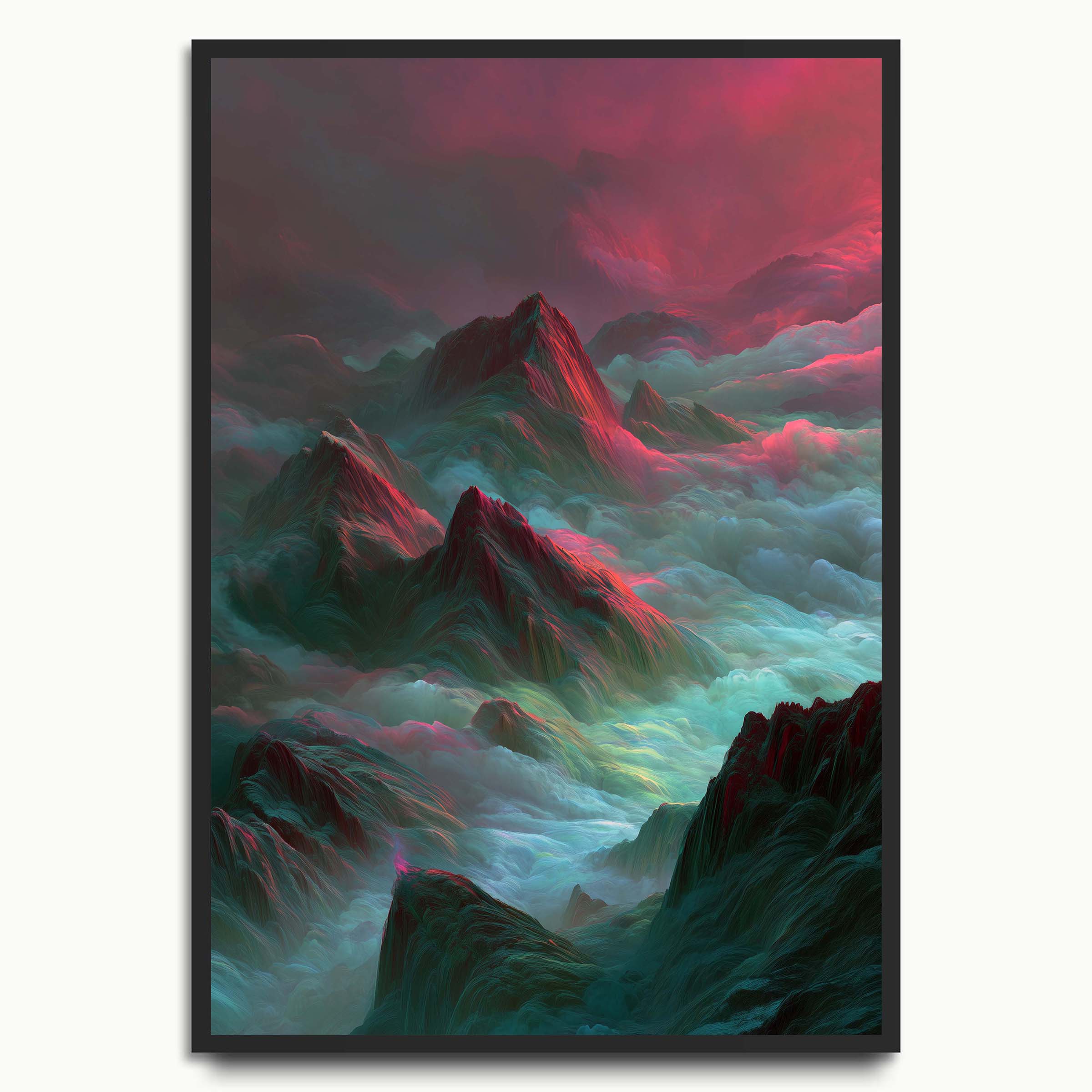Crimson Mountain Storm
