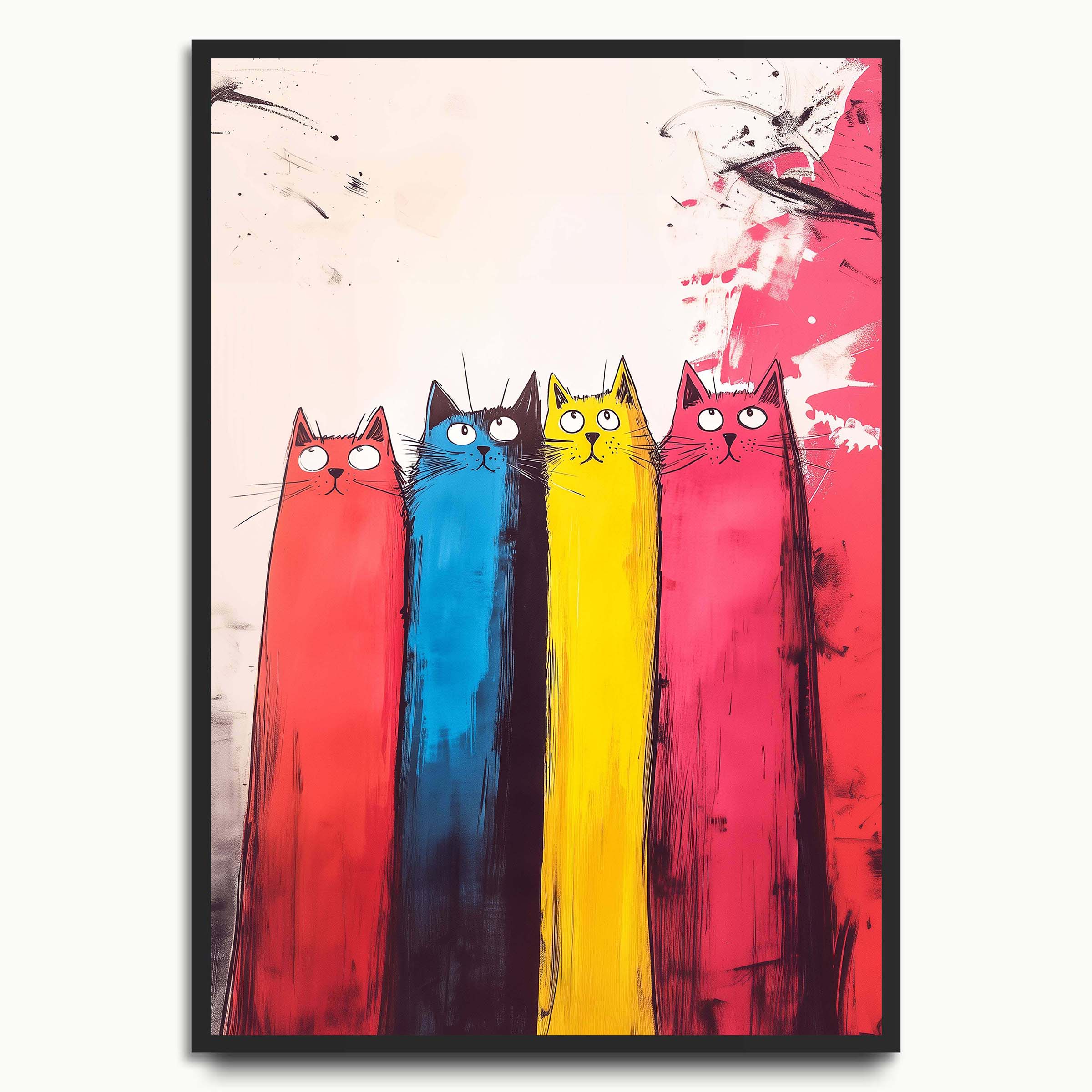 Colourful Cats
