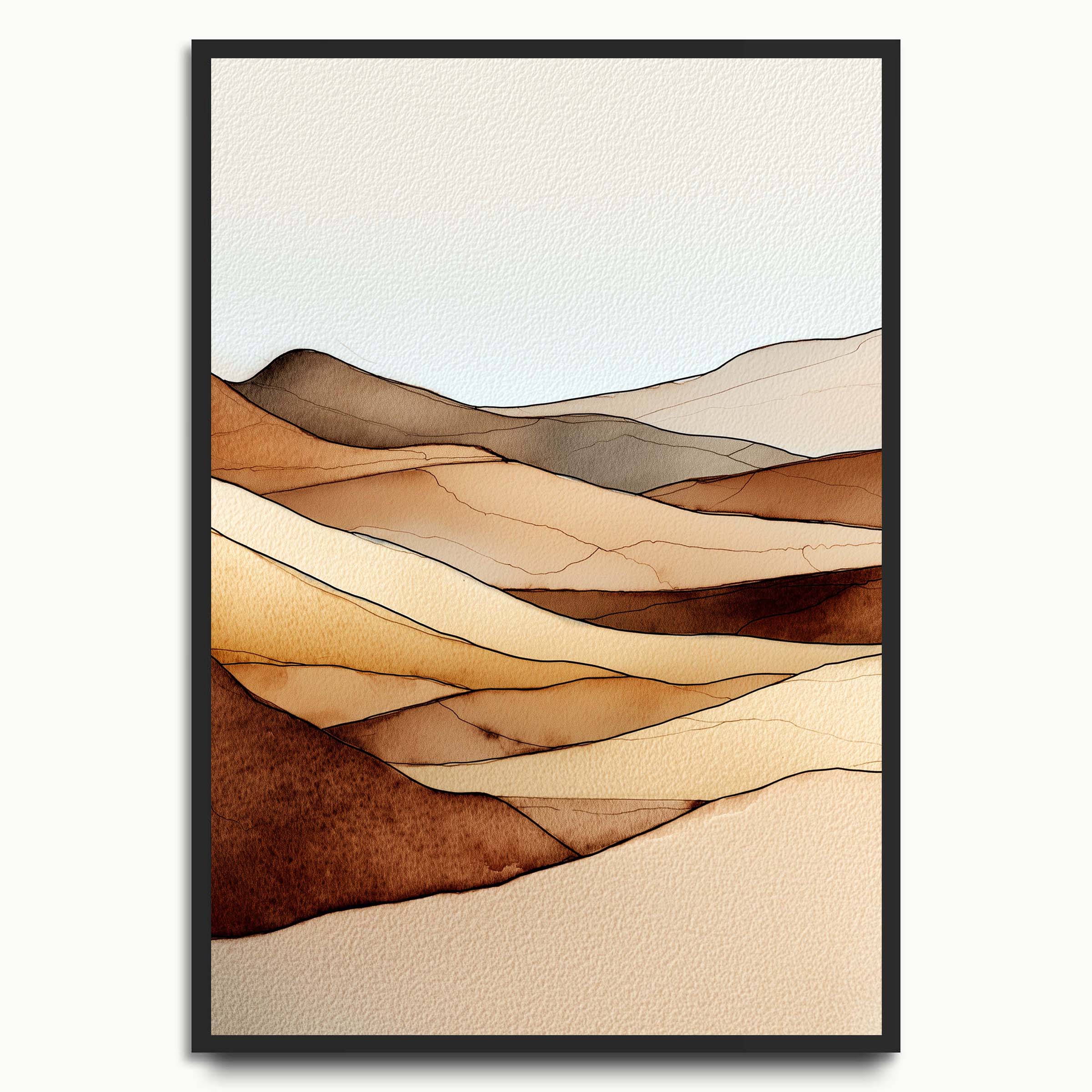 Layered Desert Dunes