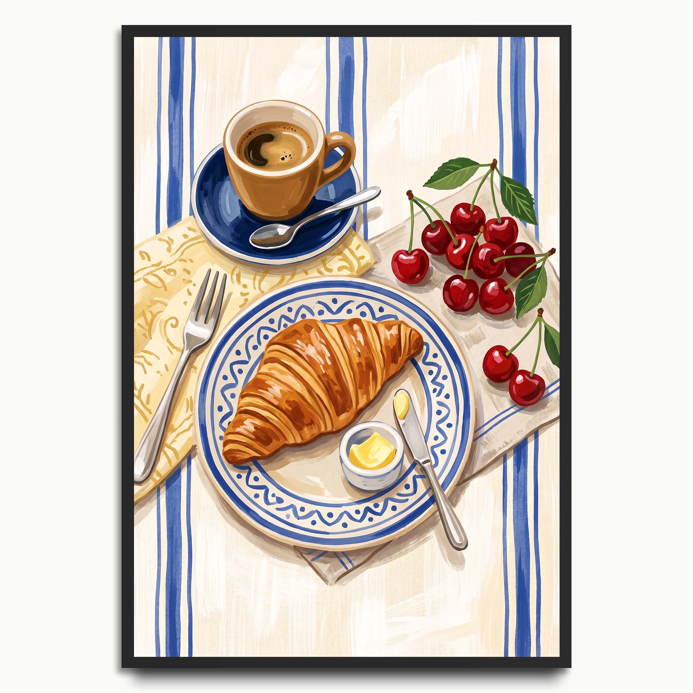 Cherry Croissant Morning
