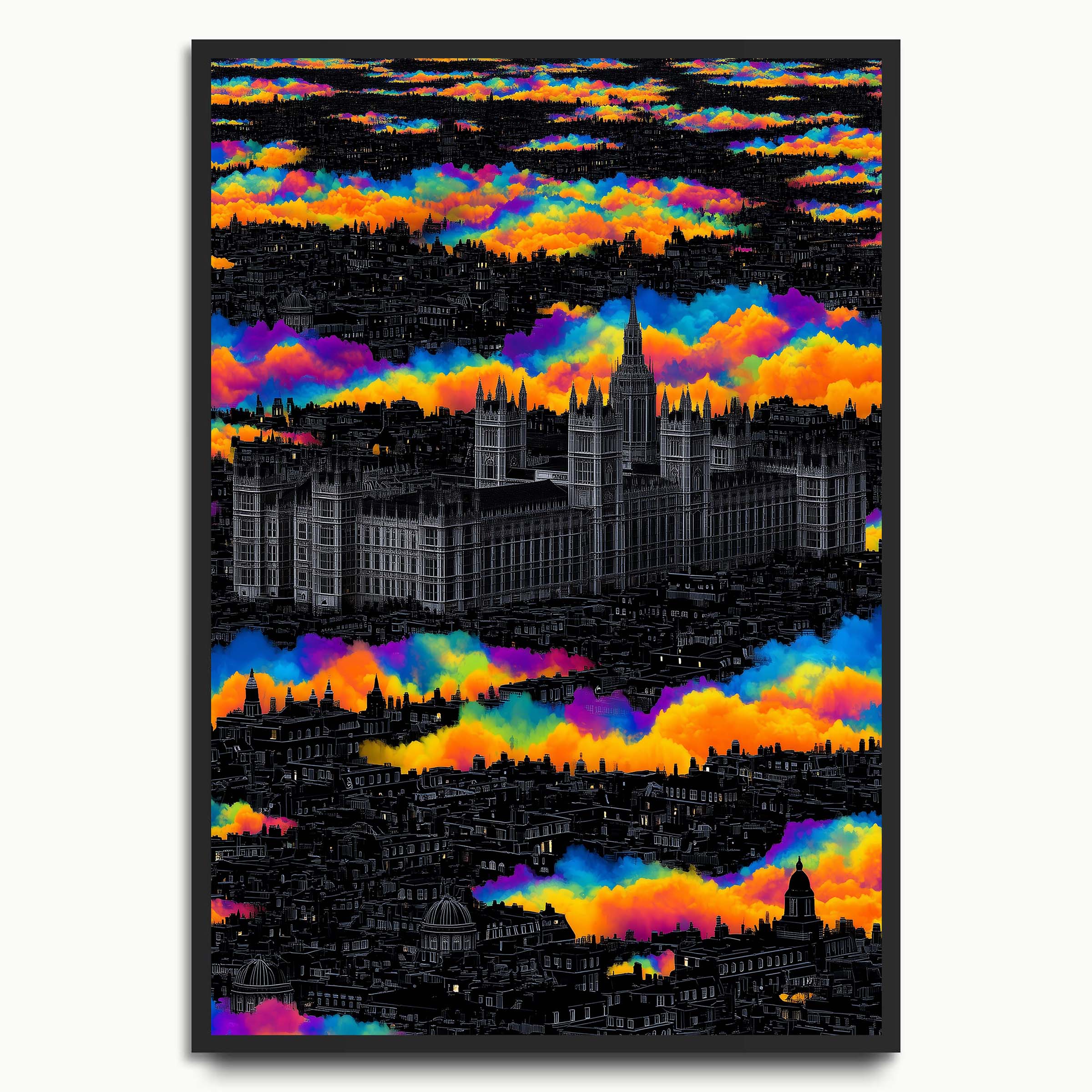 Neon Skies Over London