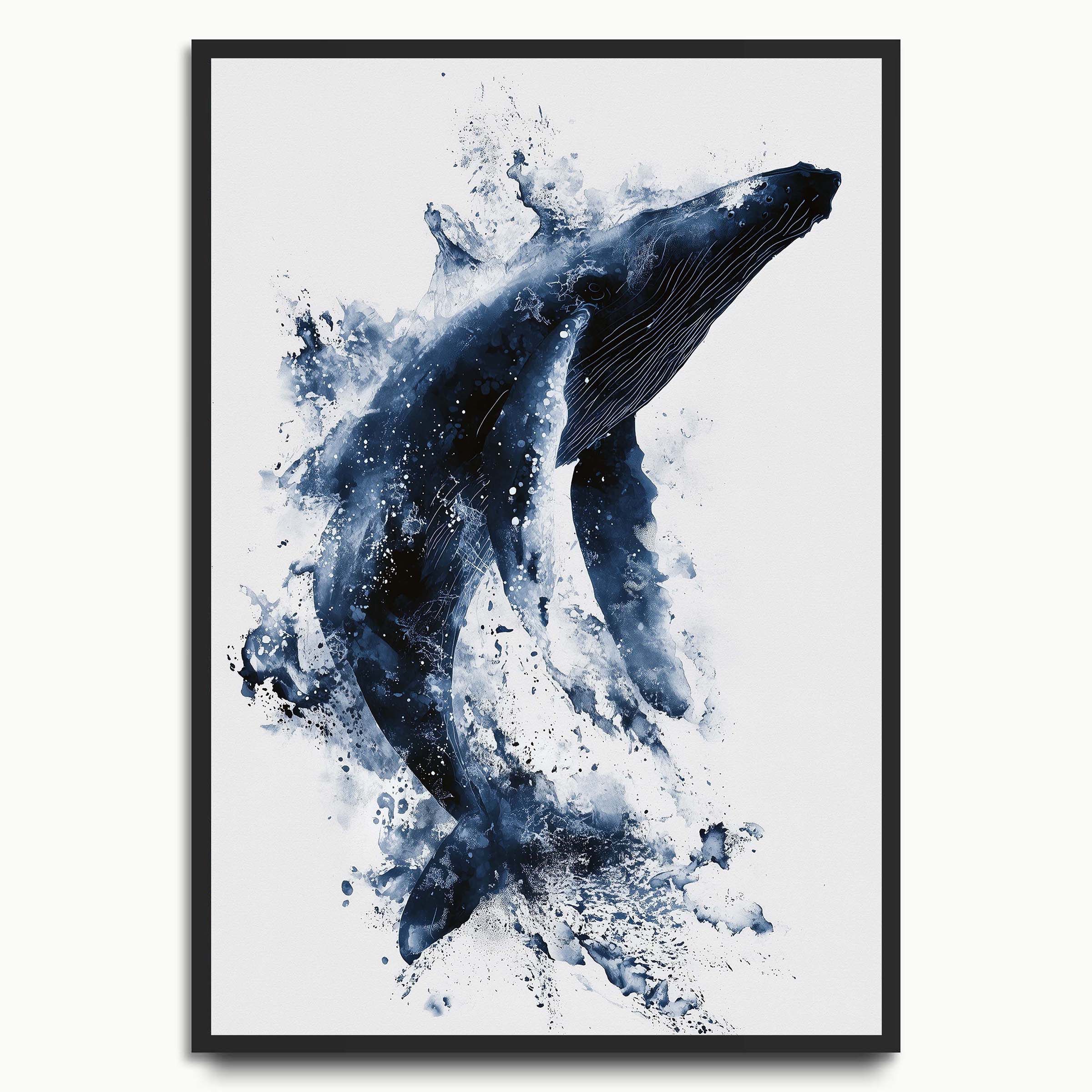 Leaping Whale Splash