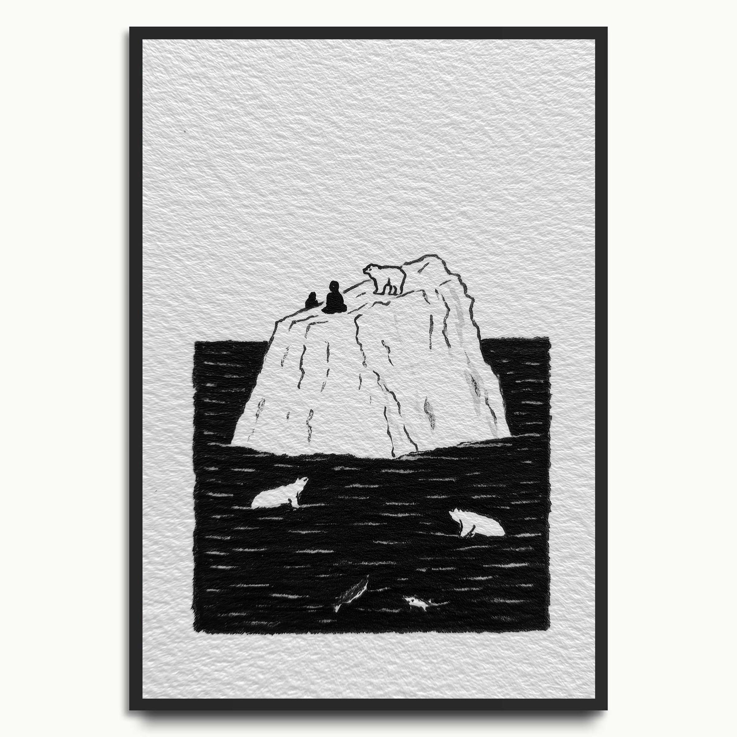 Polar Bears on Iceberg