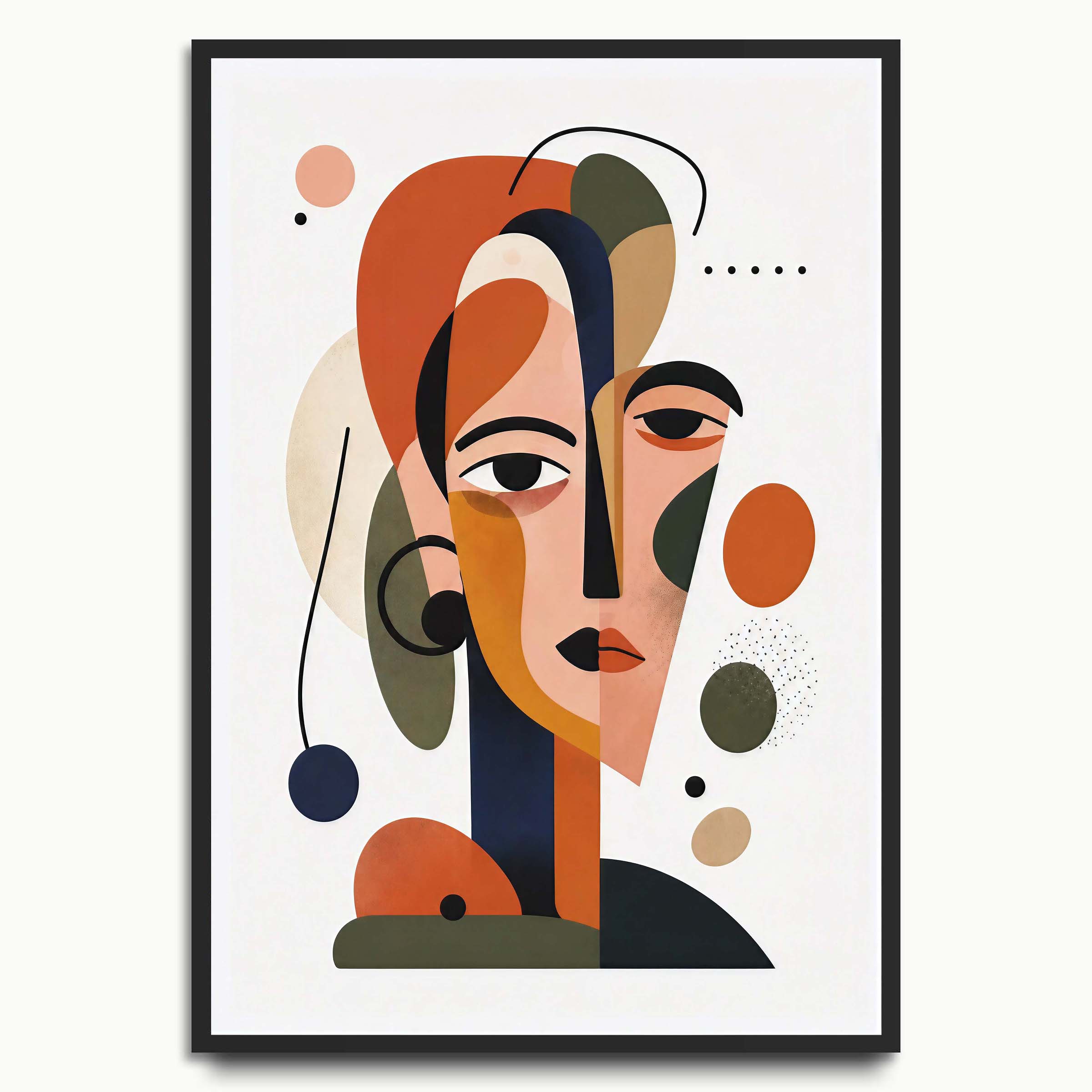 Modern Mosaic Face