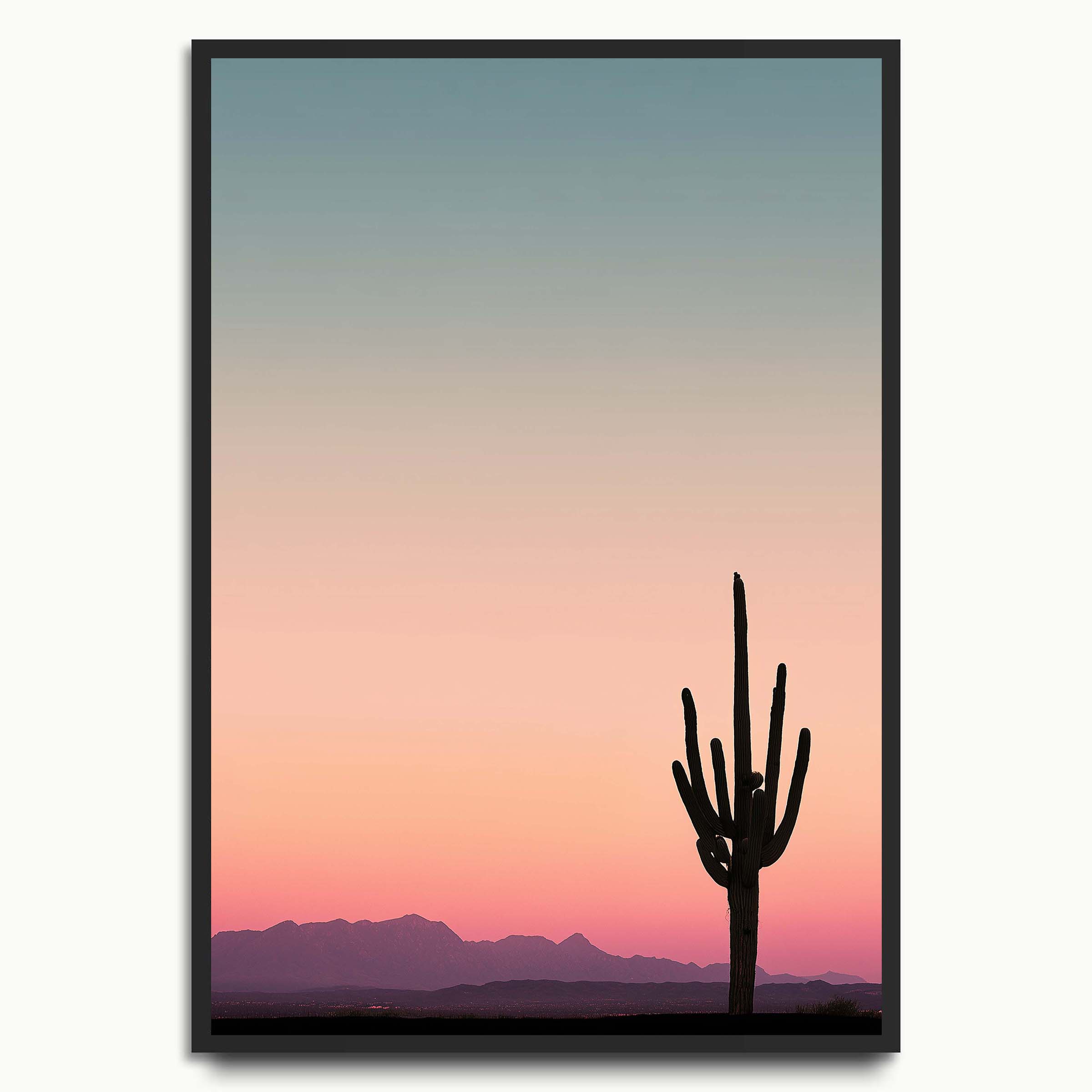 Desert Cactus Sunset