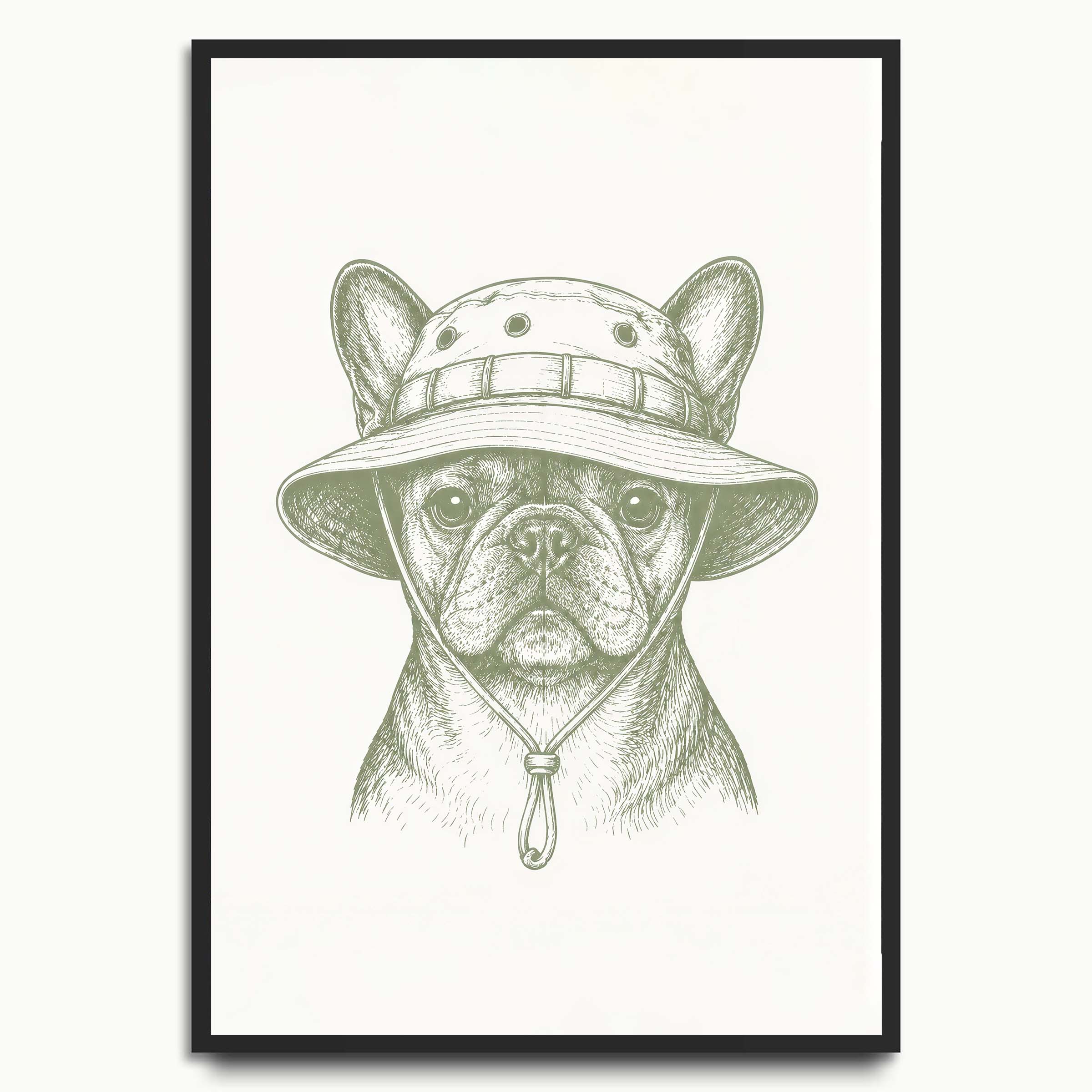 Sage Bucket Hat Bulldog