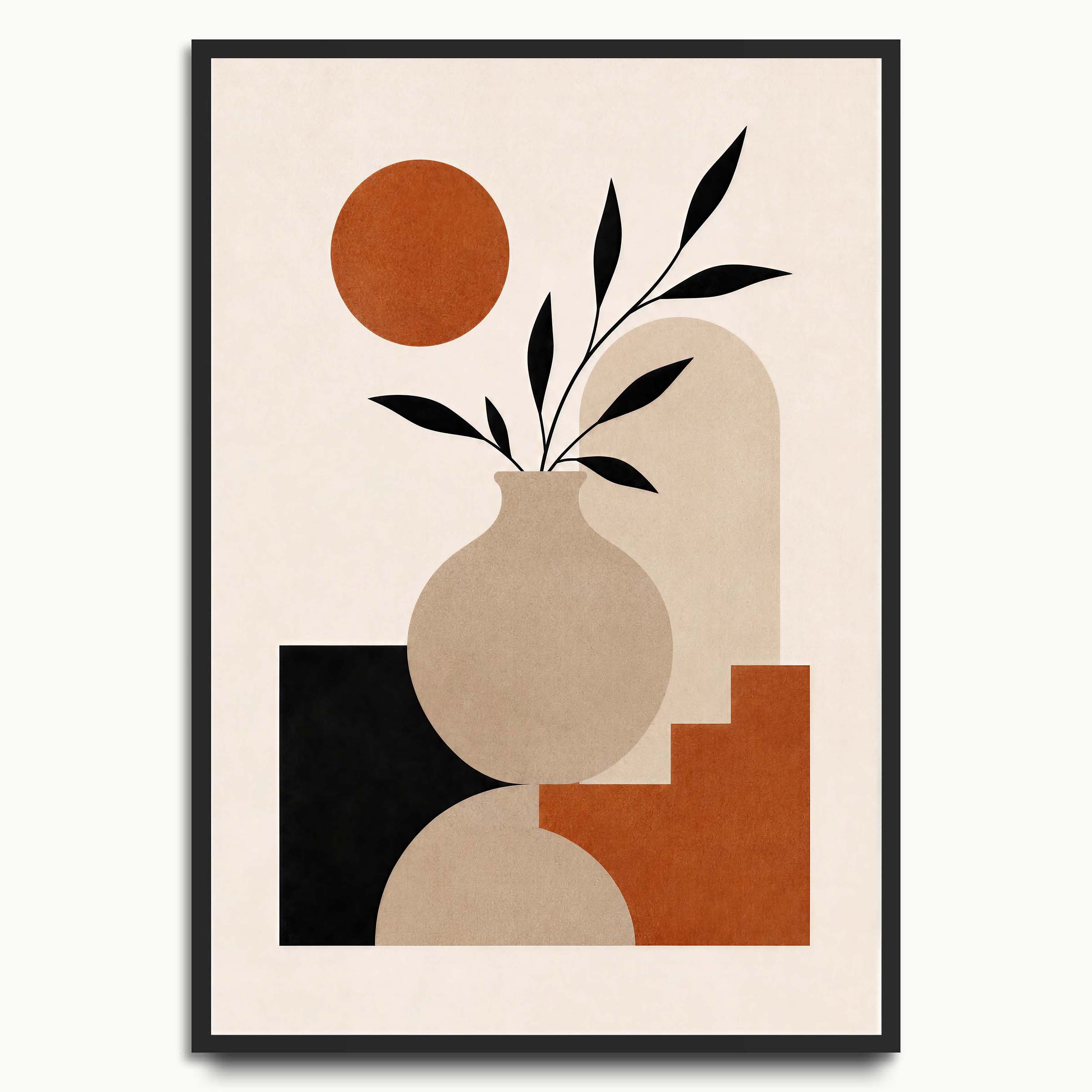 Sun Vase Leaves