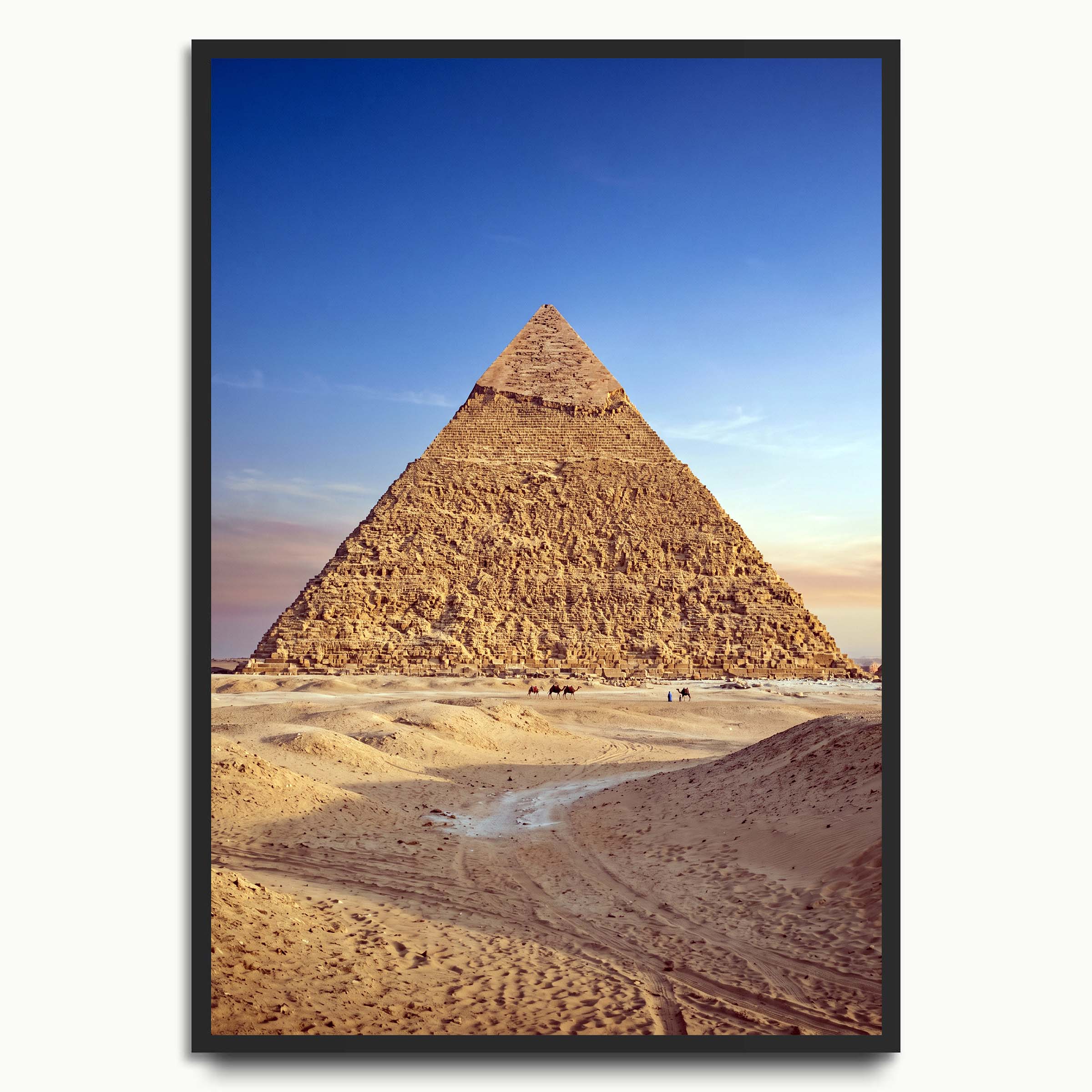 Pyramid Under Blue Sky