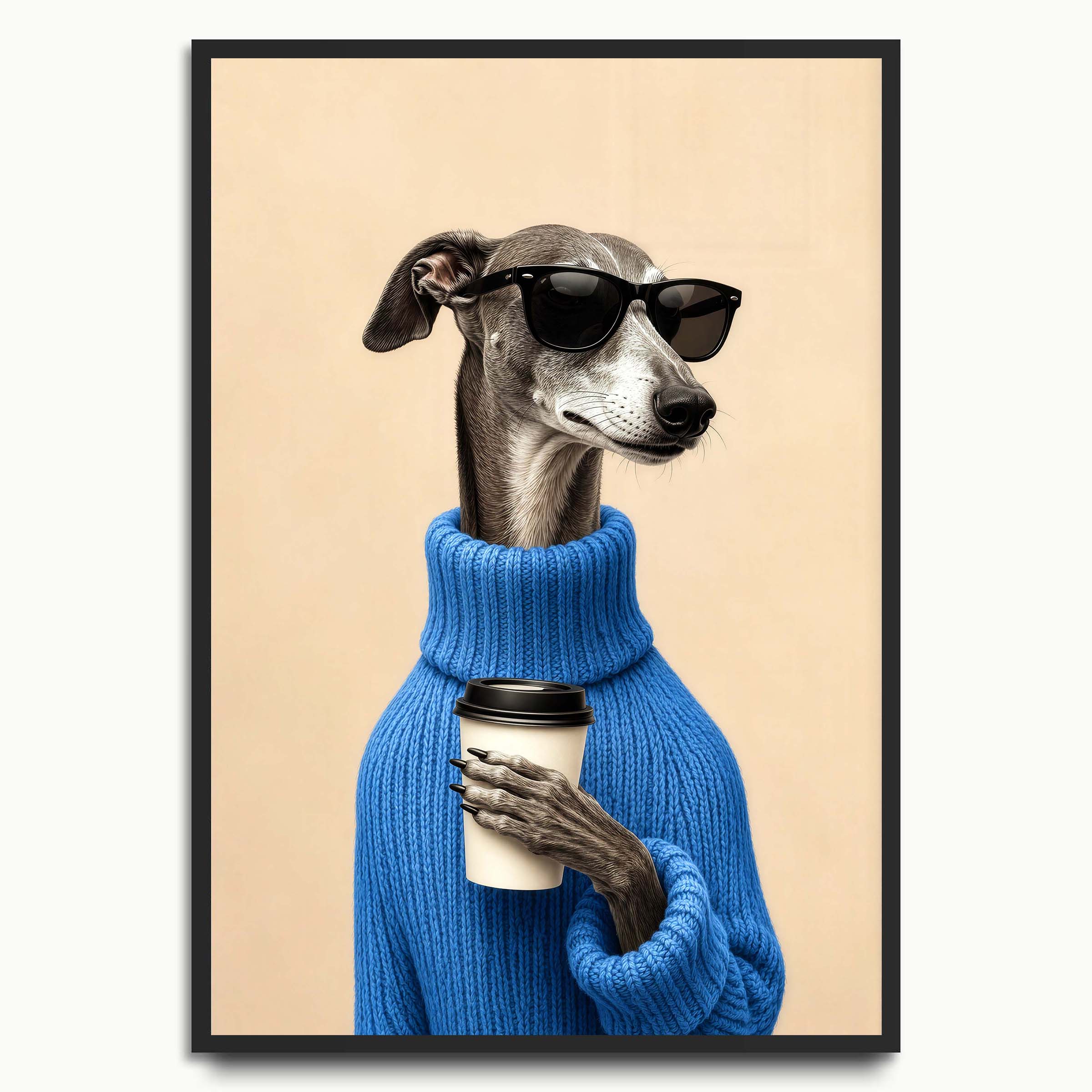 Blue Sweater Greyhound