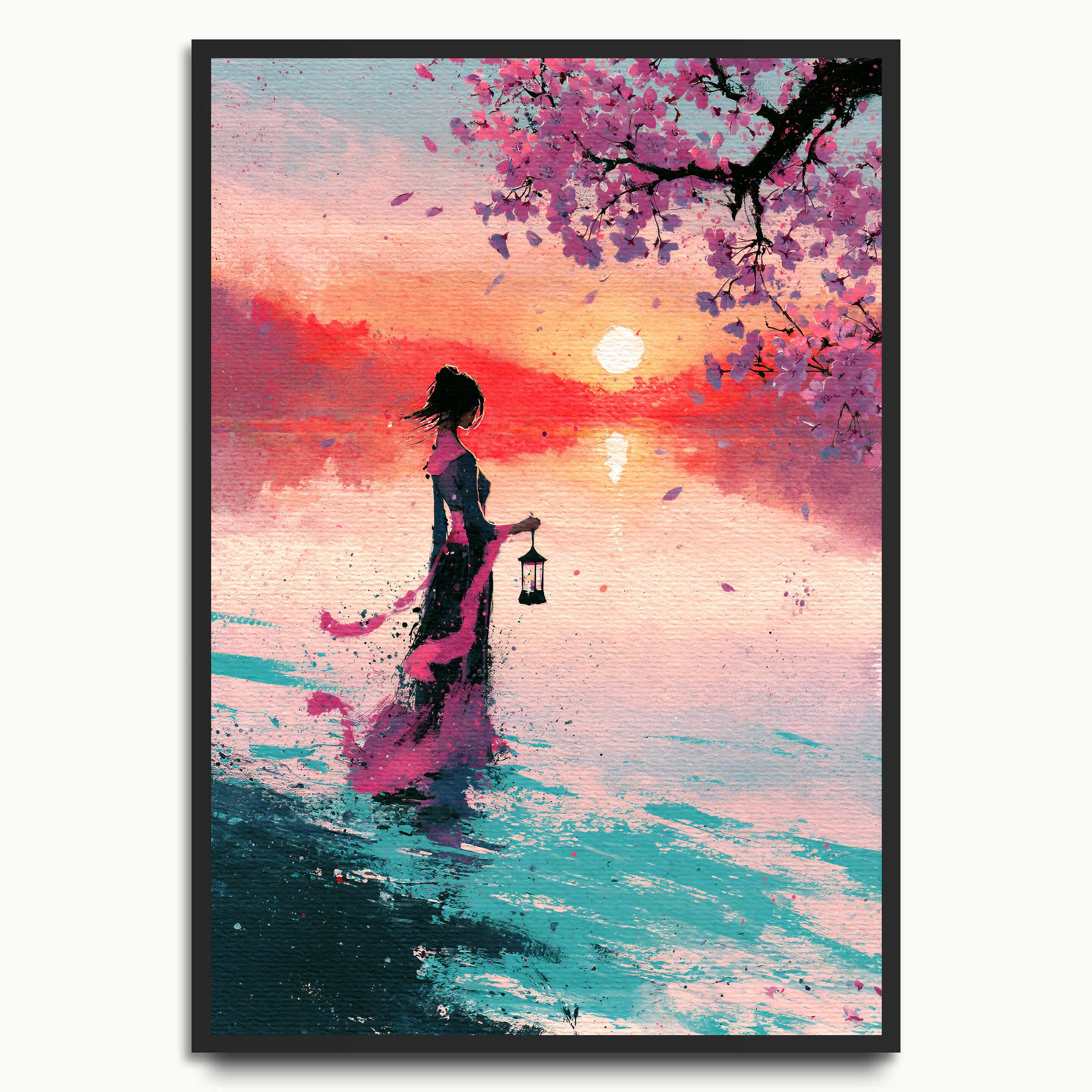 Cherry Blossom Sunset Walk