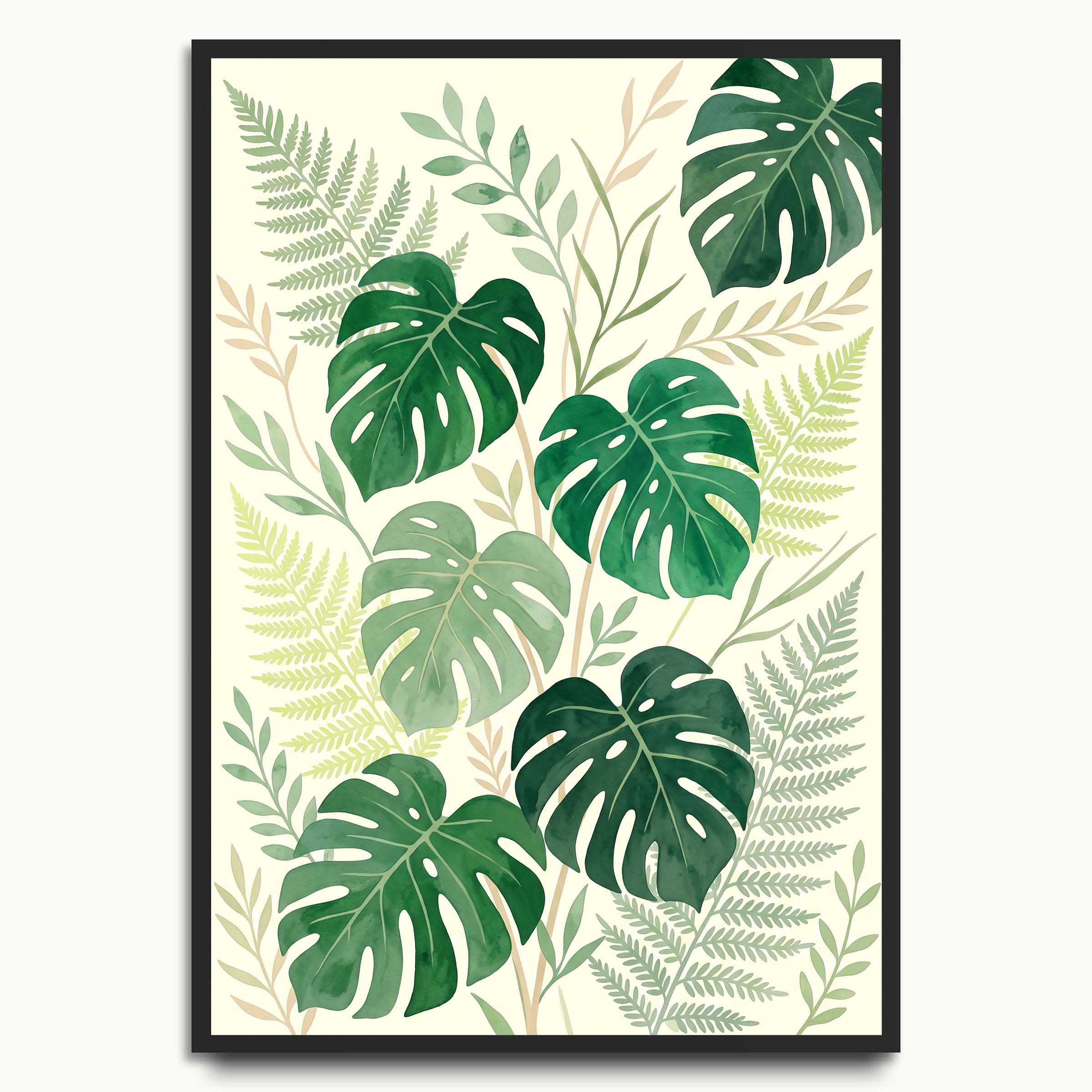 Monstera Fern Garden