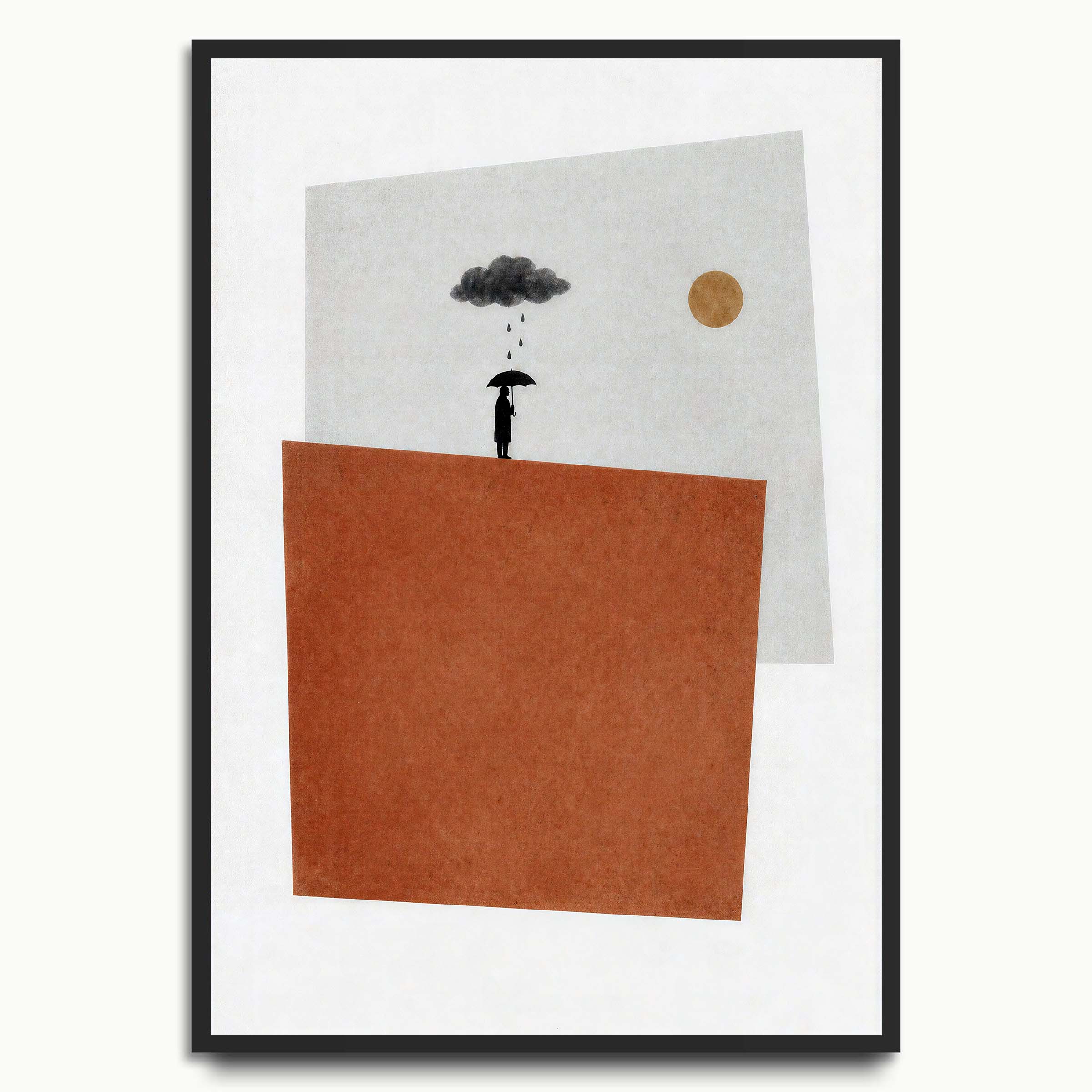 Orange Block Umbrella