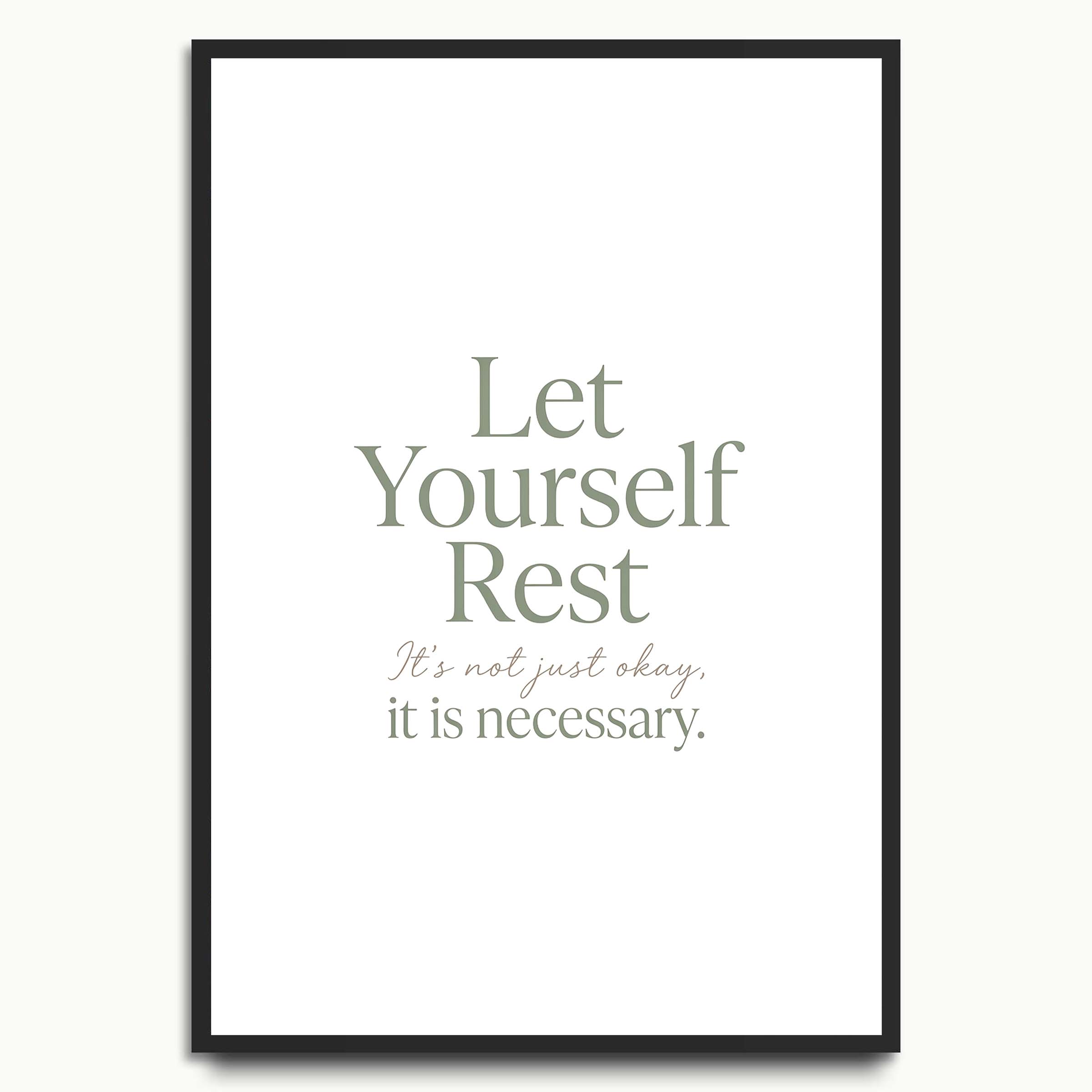 Let Yourself Rest
